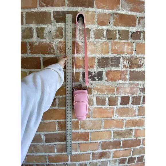 Pink Crossbody Stanley Cup Tumbler Water Bottle Travel Carrier Holder - Picture 9 of 9